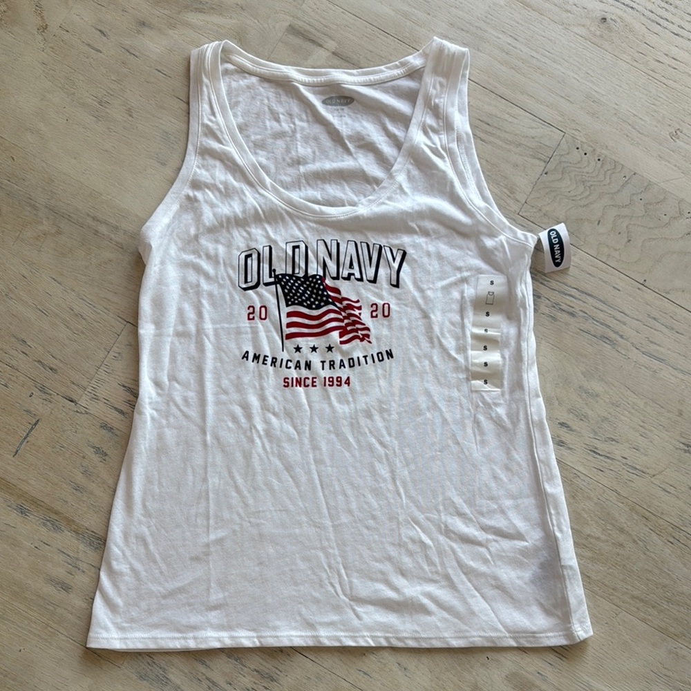 Old Navy Women's White Tank Top